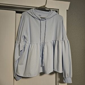 Aerie Peplum Hoodie